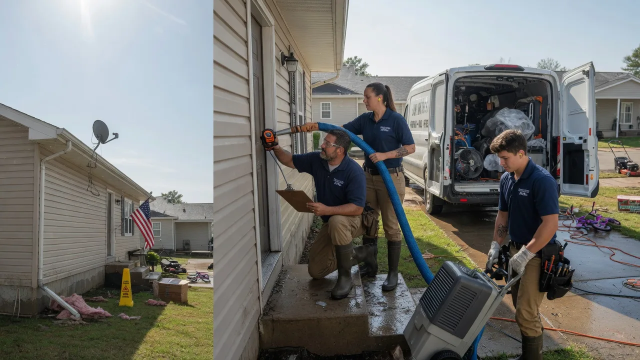Ceiling Water Damage Restoration in Cambridge, OH near me
